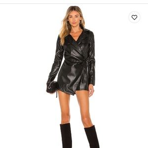 superdown leather romper